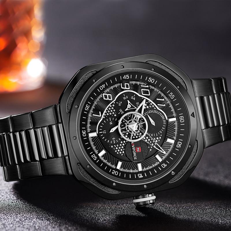 Business Watch For Men - The Square Navi™ Men's Top Luxury Brand Full Steel Military Sports Watch