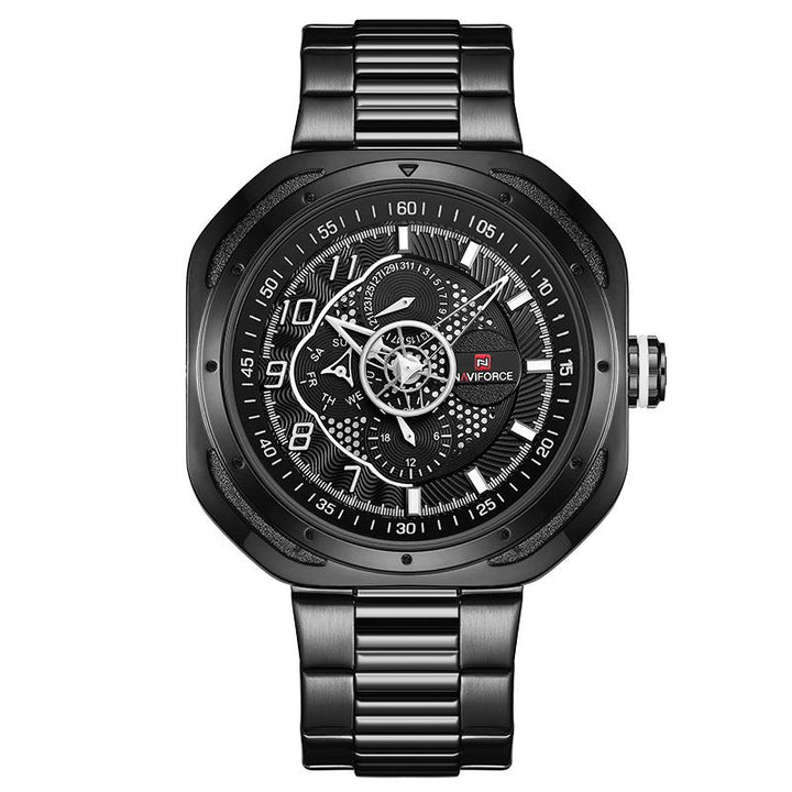 Business Watch For Men - The Square Navi™ Men's Top Luxury Brand Full Steel Military Sports Watch