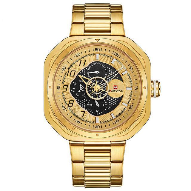 Business Watch For Men - The Square Navi™ Men's Top Luxury Brand Full Steel Military Sports Watch