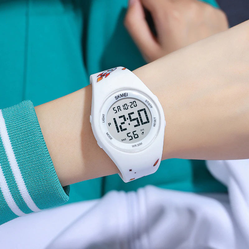 Cute Cartoon Bear Pattern Children's Chronograph Watches