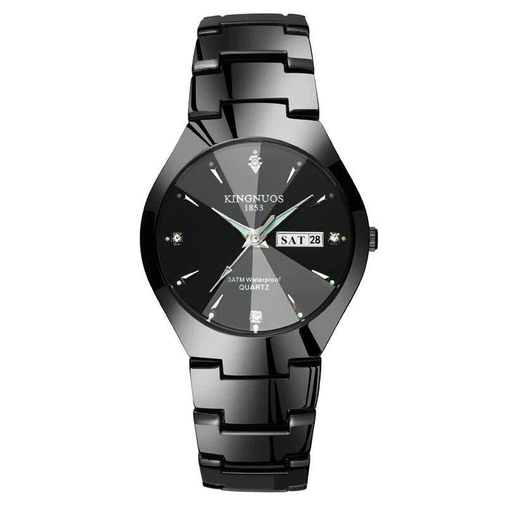The Kingnuos™ Couple & Lovers Luxury Steel Quartz Watch