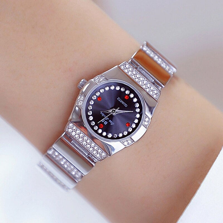 Modern Chic Rhinestone Embellished Dial Quartz Watches