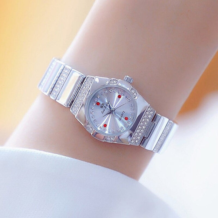 Modern Chic Rhinestone Embellished Dial Quartz Watches