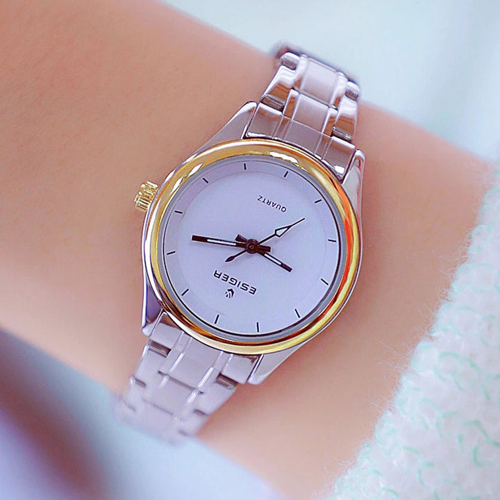Minimalist Stainless Steel Fashion Women's Quartz Watches