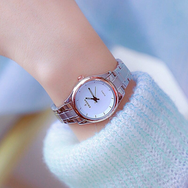 Minimalist Stainless Steel Fashion Women's Quartz Watches
