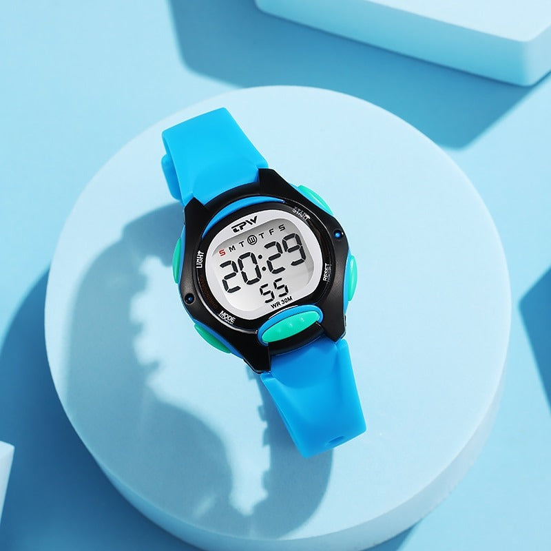 Waterproof Sports Digital LED Watches for Kids
