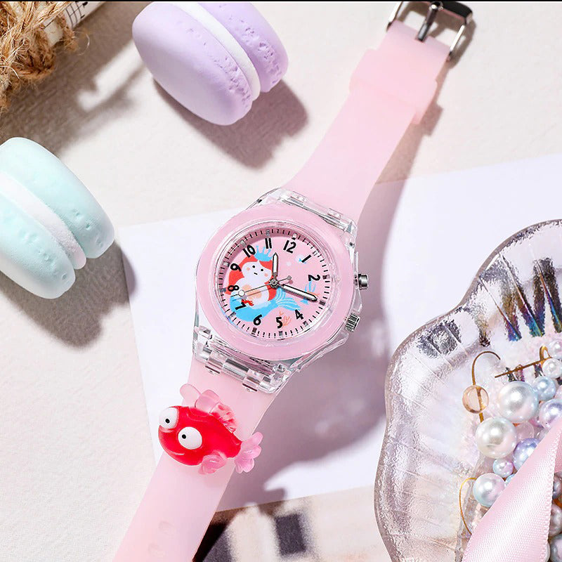 Wonderful Cartoon Pattern Luminous Watches for Kids