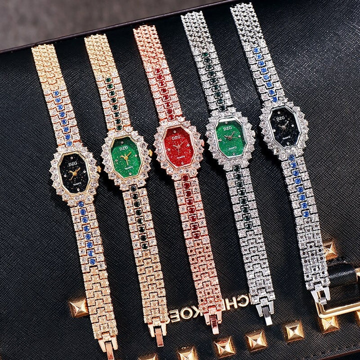 Women's Luxurious Rhinestone Embellished Quartz Watches