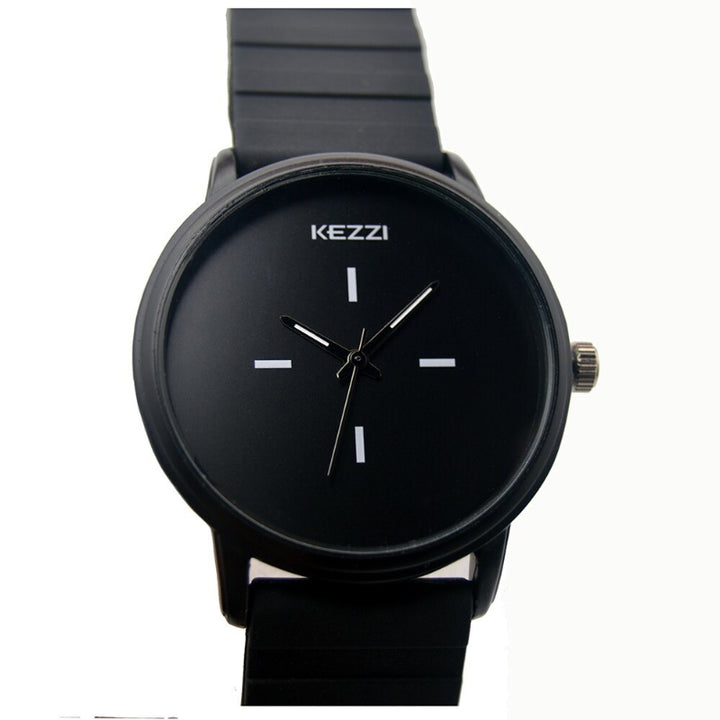 Simple Ultra-Slim Numberless Silicone Strap Quartz Watches