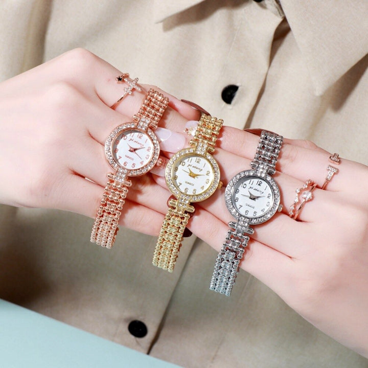 Luxury Fashion Rhinestone Bejeweled Quartz Watches