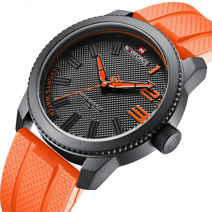 Eye-catching Multi-color Sporty Silicone Strap Quartz Watches