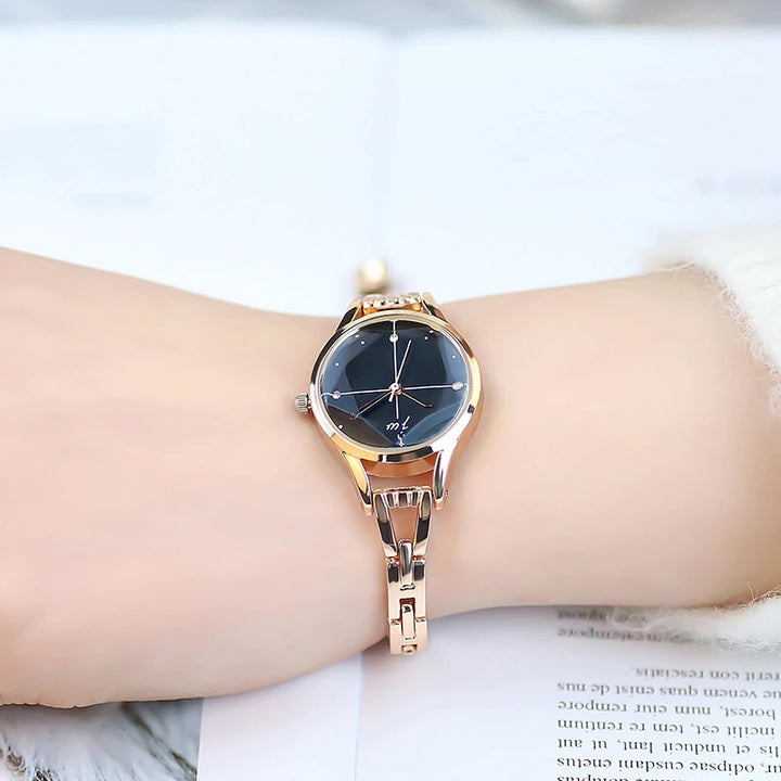 Simply Chic and Fancy Numberless Dial Quartz Watches