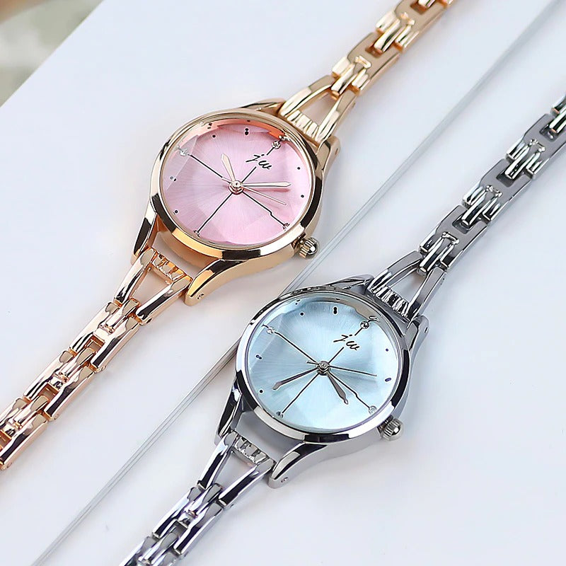 Simply Chic and Fancy Numberless Dial Quartz Watches