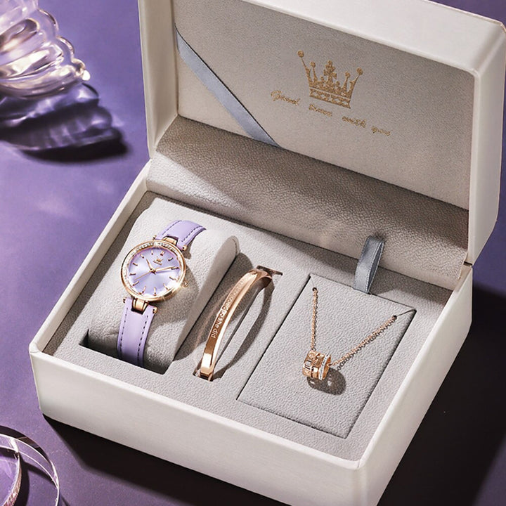 Thin and Light Luminous Dial with Multi-color Vegan Leather Strap Quartz Watches