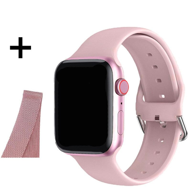 Soft Silicone Strap Health and Fitness Tracker Smartwatches