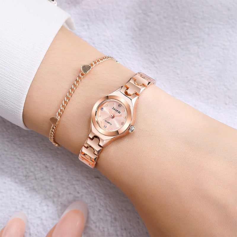 High-Polish Delicate Small Dial Quartz Watches