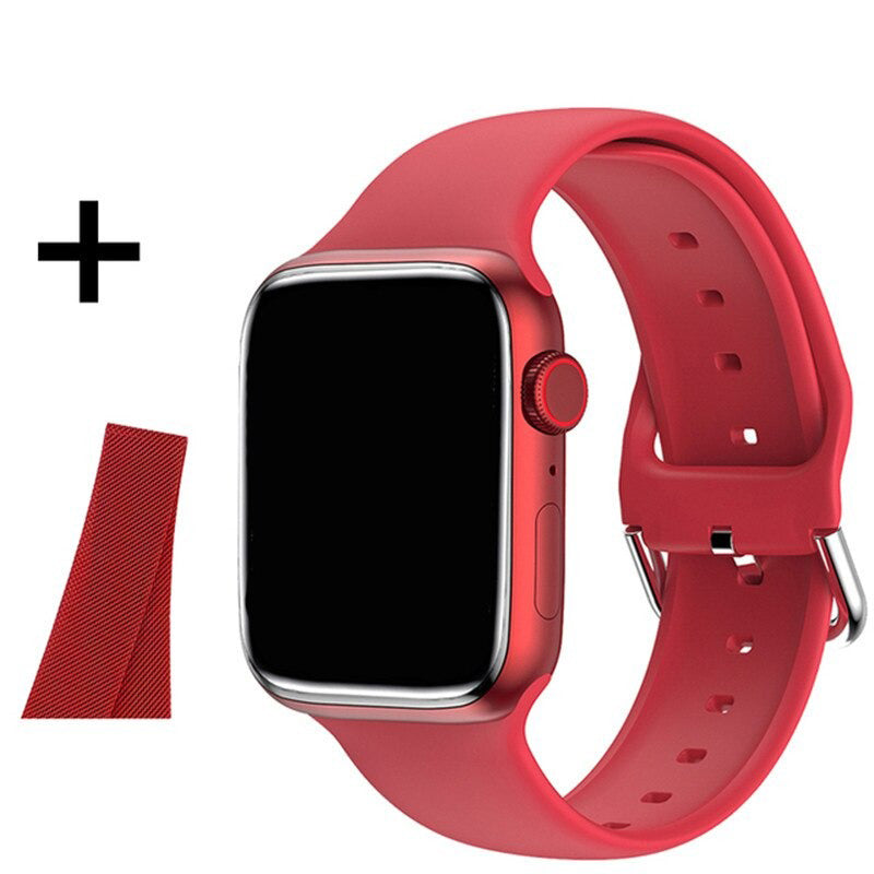 Soft Silicone Strap Health and Fitness Tracker Smartwatches