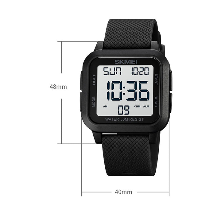 Multi-functional Men's Square Case Fashion Sports Chronograph Watches