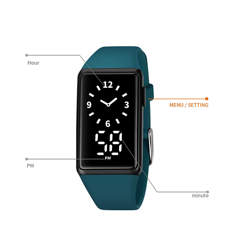 Women's Trendy Fashion Removable Strap Digital Watches