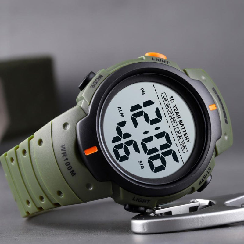 Best Outdoor Waterproof Digital Watch with Backlight Feature