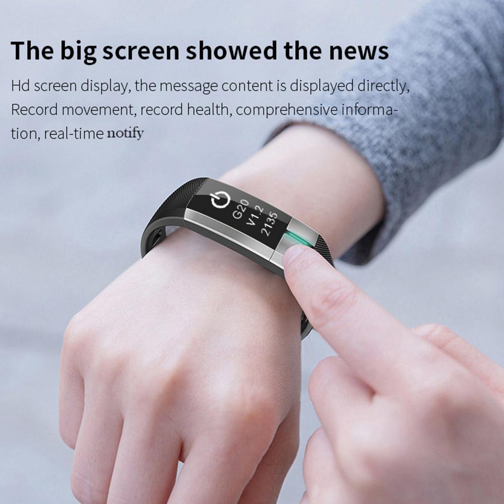 ECG Monitor Bracelet Blood Pressure Fitness Activity Tracker