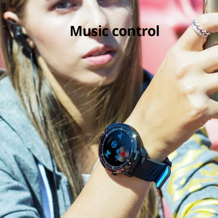 Full Touch Unisex Sports Clock Heart Rate Monitor Weather Forecast Smartwatch for IOS and Android