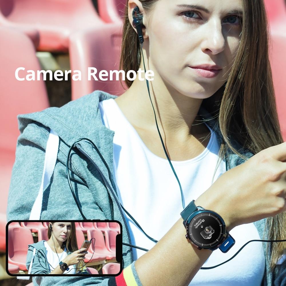 Full Touch Unisex Sports Clock Heart Rate Monitor Weather Forecast Smartwatch for IOS and Android