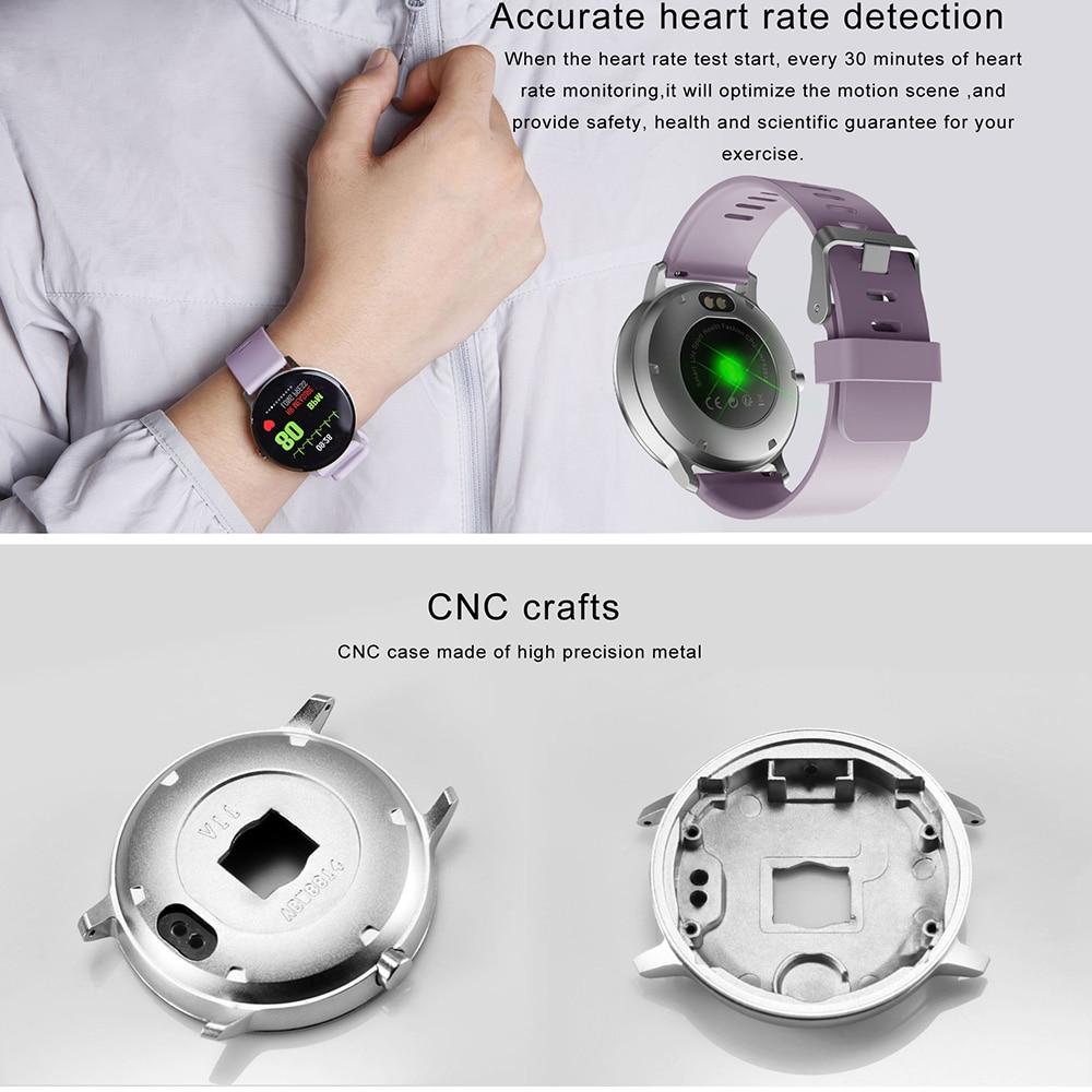 Smartwatch For Men - The Voguishâ„¢ Tempered Glass Waterproof Fitness & Health Unisex Smartwatch