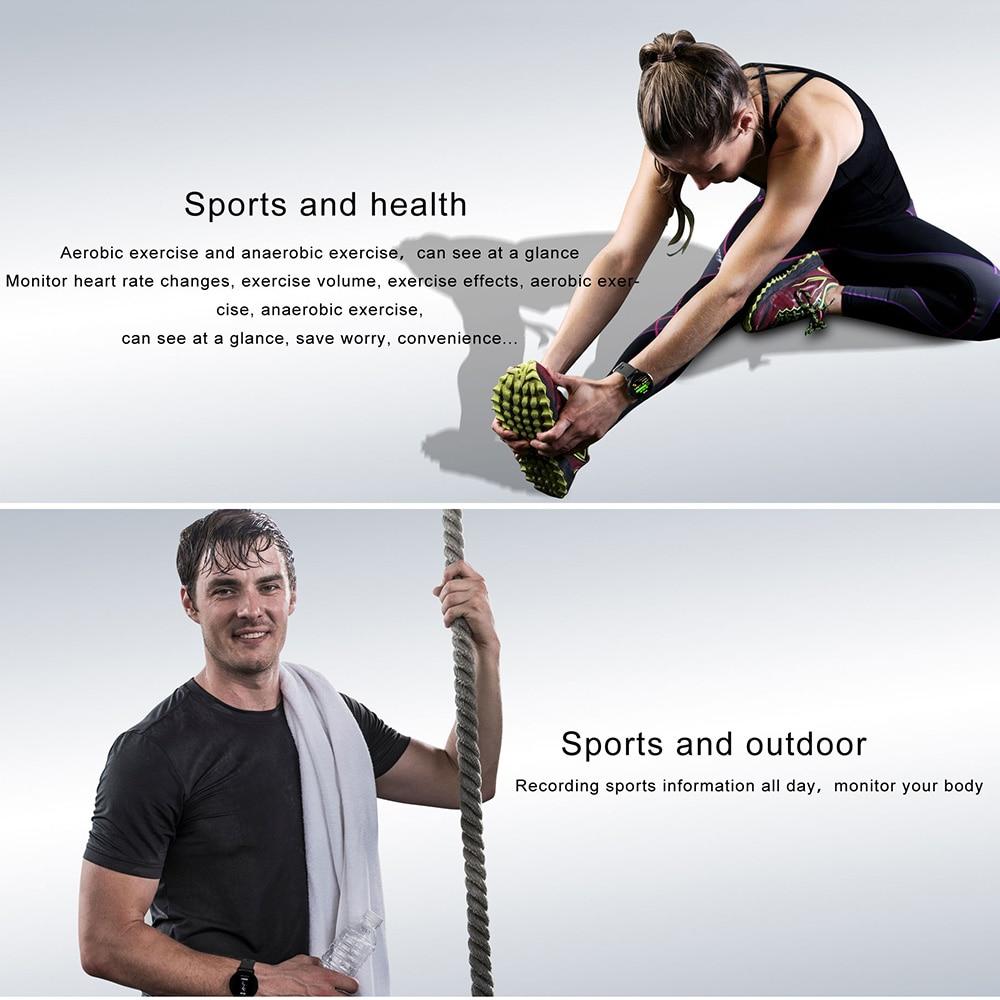 Smartwatch For Men - The Voguishâ„¢ Tempered Glass Waterproof Fitness & Health Unisex Smartwatch