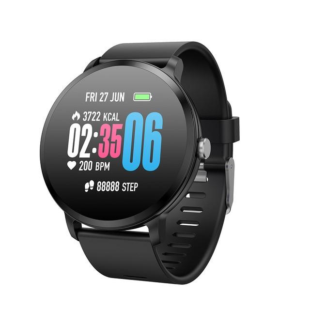 Smartwatch For Men - The Voguishâ„¢ Tempered Glass Waterproof Fitness & Health Unisex Smartwatch