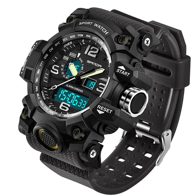 Sports & Military Watch - The Solid Men™ LED Digital Military Waterproof Sports Watch For Men