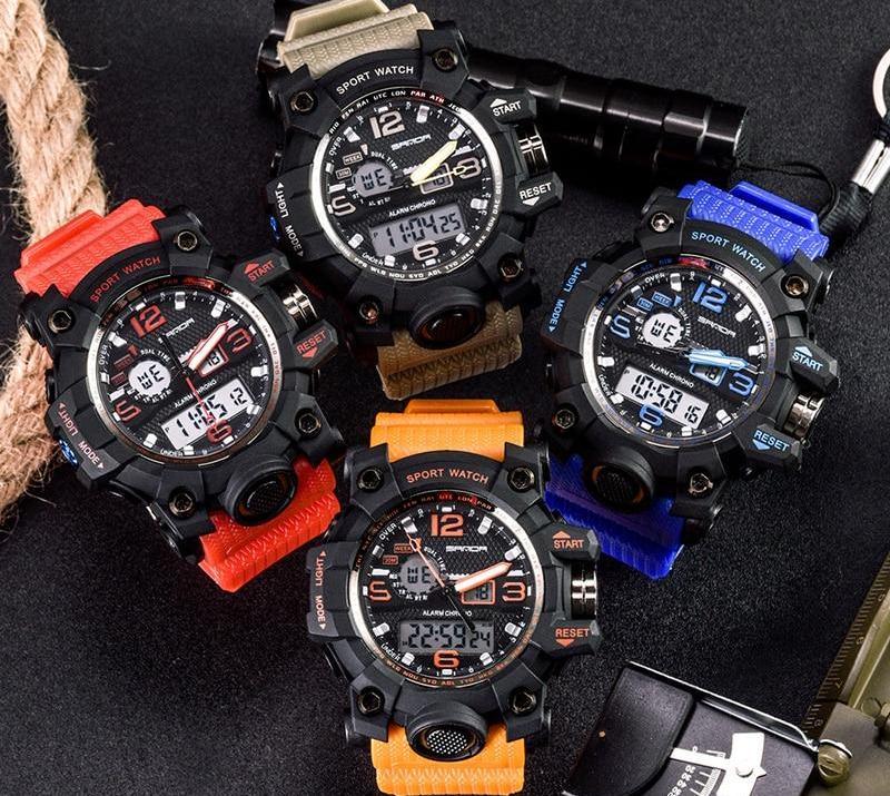 Sports & Military Watch - The Solid Men™ LED Digital Military Waterproof Sports Watch For Men