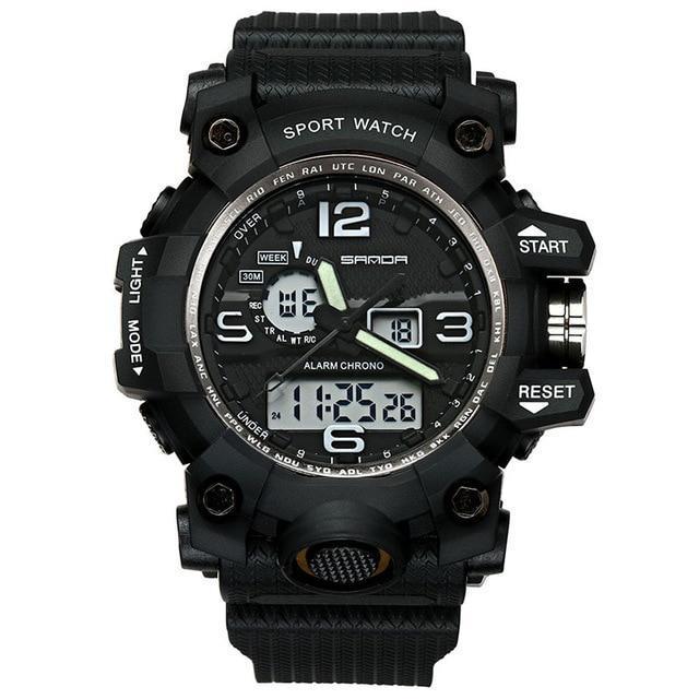 Sports & Military Watch - The Solid Men™ LED Digital Military Waterproof Sports Watch For Men