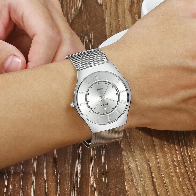 UPDATE PRODUCT TYPE - Casual Slim Mesh Steel Waterproof Quartz Watch