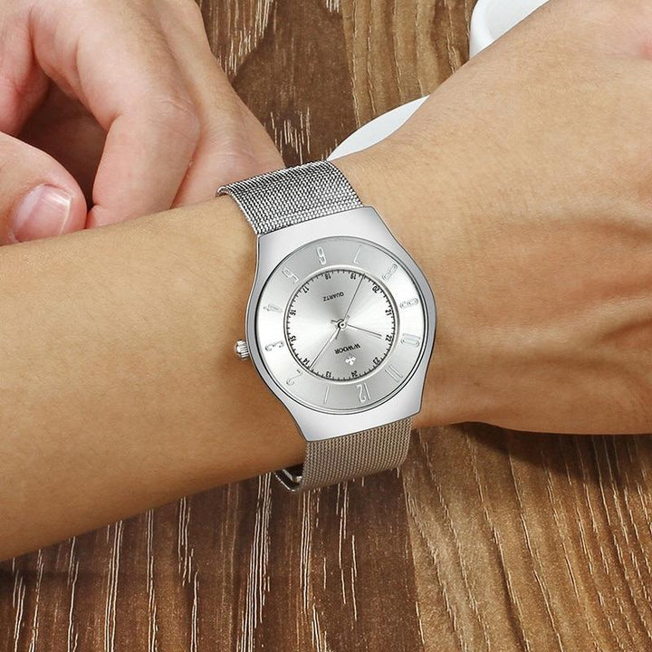 UPDATE PRODUCT TYPE - Casual Slim Mesh Steel Waterproof Quartz Watch