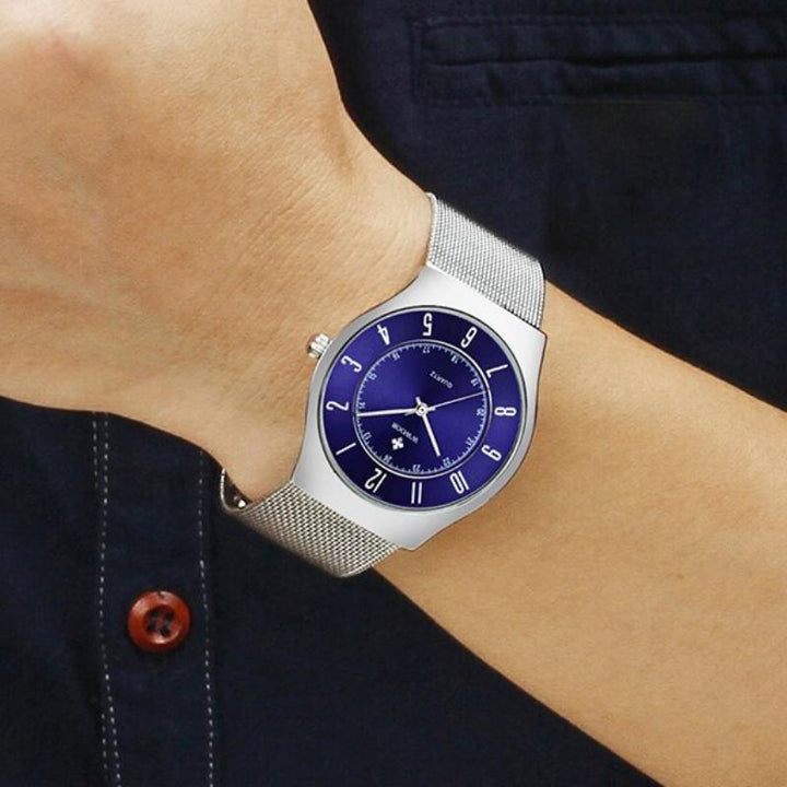 UPDATE PRODUCT TYPE - Casual Slim Mesh Steel Waterproof Quartz Watch