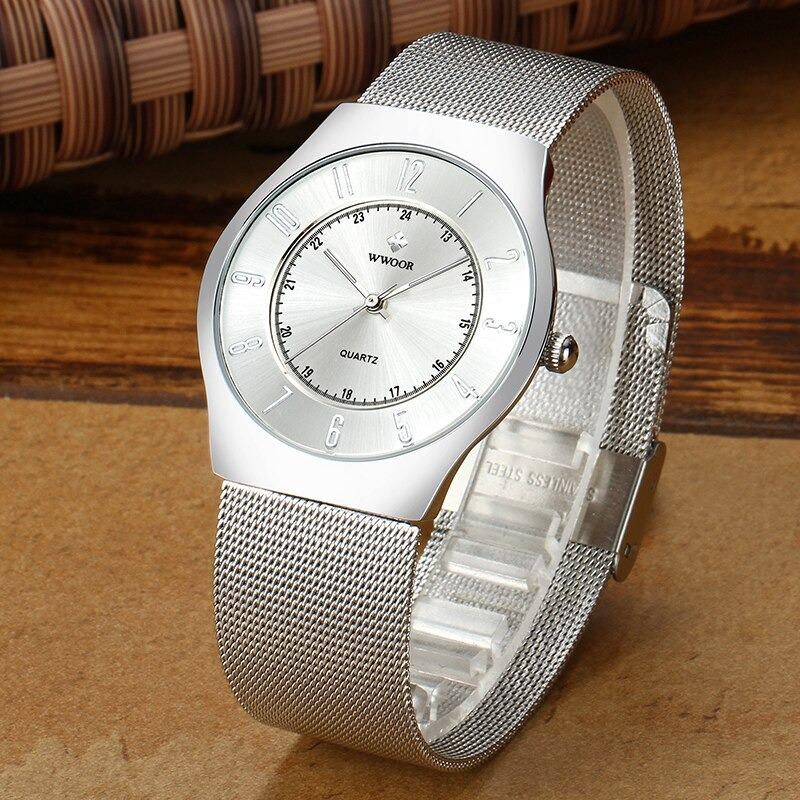 UPDATE PRODUCT TYPE - Casual Slim Mesh Steel Waterproof Quartz Watch