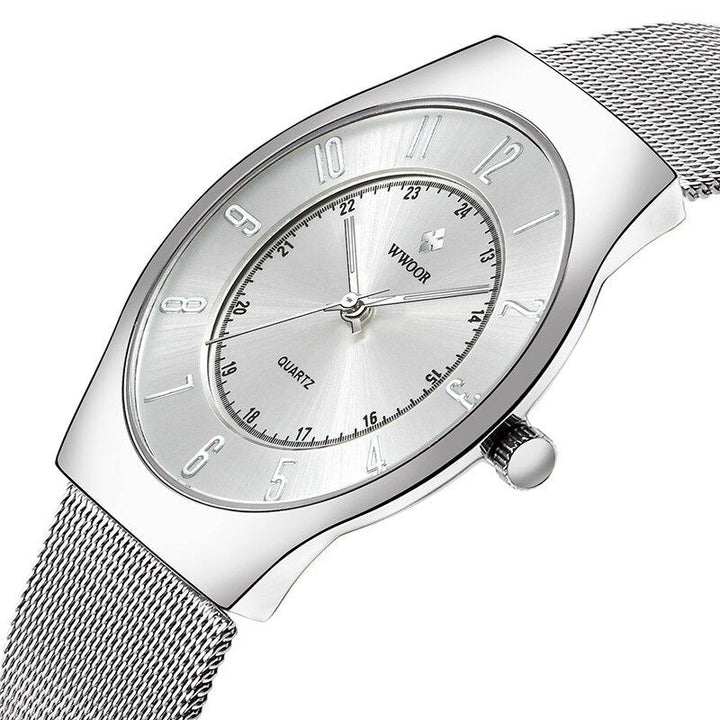 UPDATE PRODUCT TYPE - Casual Slim Mesh Steel Waterproof Quartz Watch