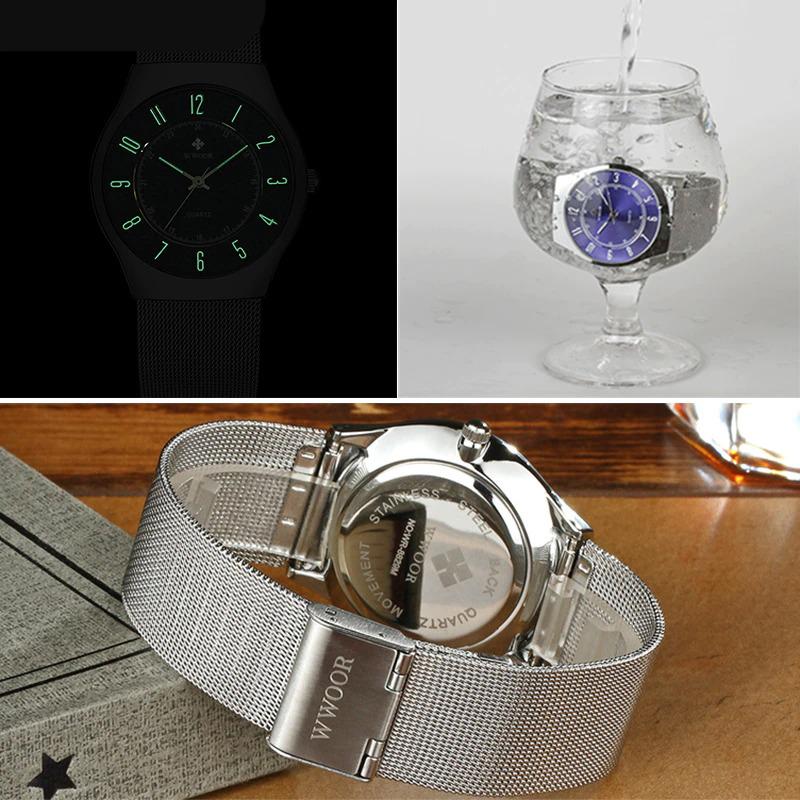 UPDATE PRODUCT TYPE - Casual Slim Mesh Steel Waterproof Quartz Watch