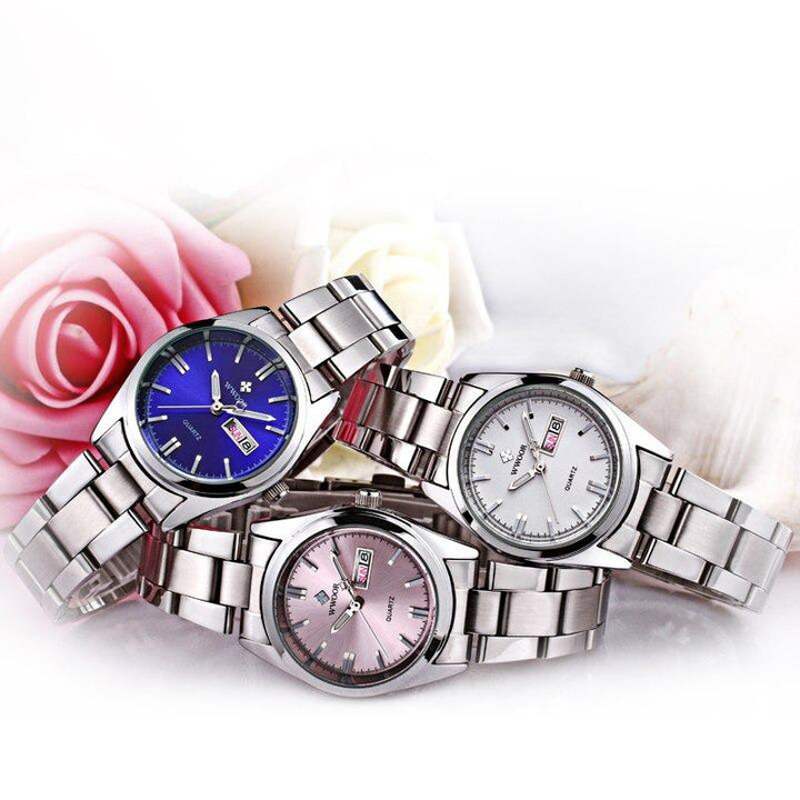 UPDATE PRODUCT TYPE - Stainless Steel Luminous Casual Quartz Watches