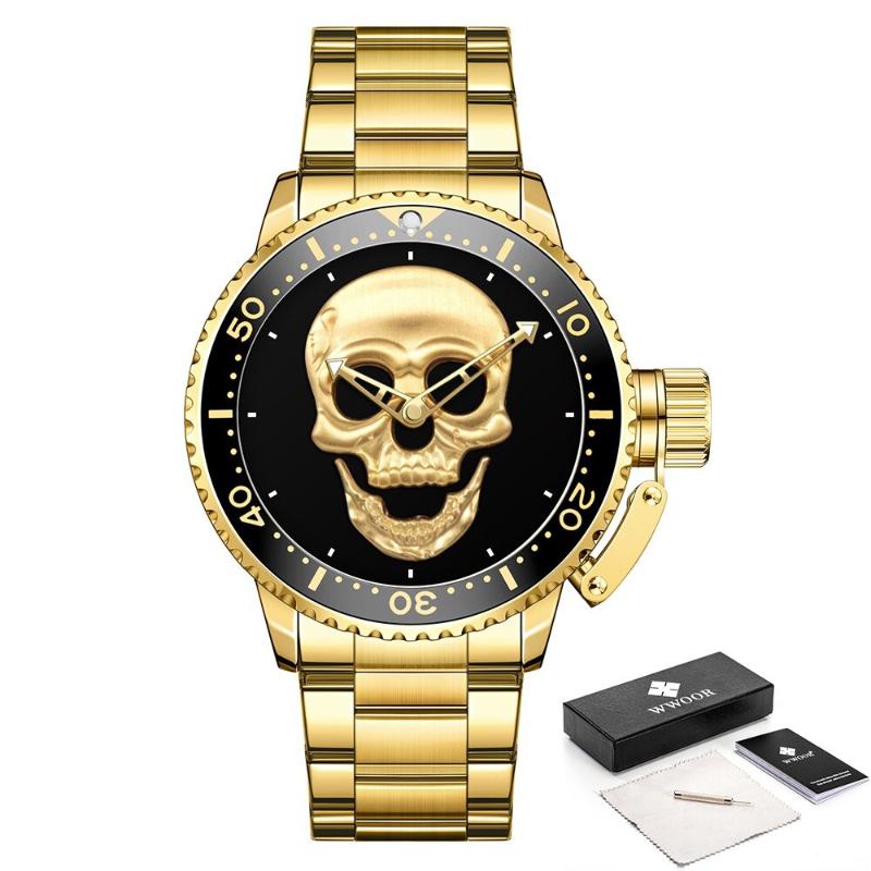 UPDATE PRODUCT TYPE - Supreme Skull Dial Luminous Sport Quartz Watches