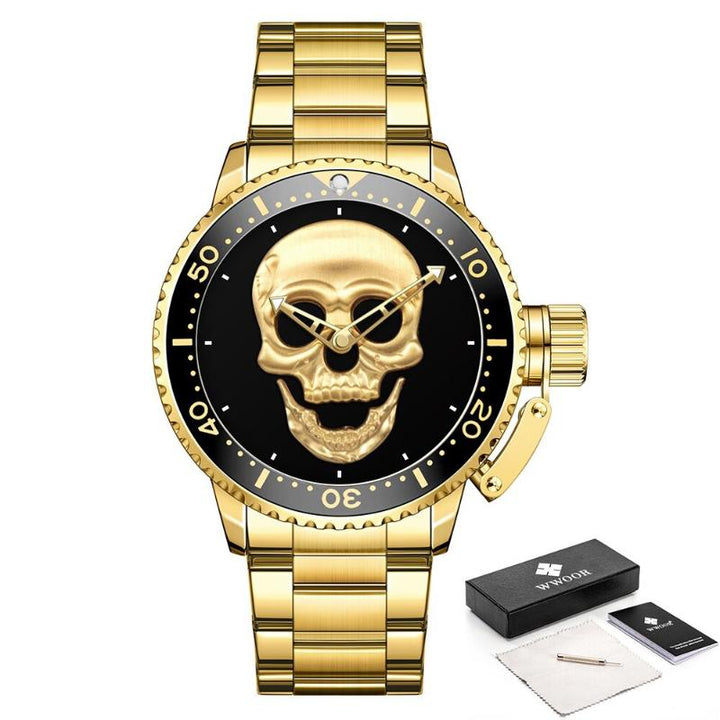 UPDATE PRODUCT TYPE - Supreme Skull Dial Luminous Sport Quartz Watches