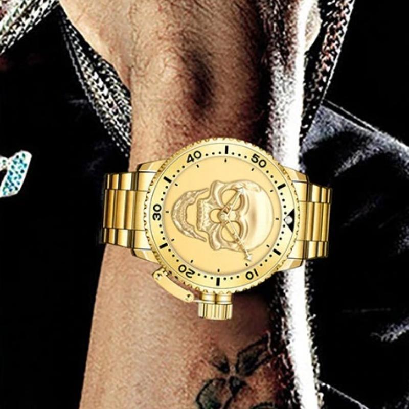 UPDATE PRODUCT TYPE - Supreme Skull Dial Luminous Sport Quartz Watches