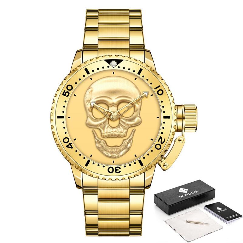 UPDATE PRODUCT TYPE - Supreme Skull Dial Luminous Sport Quartz Watches