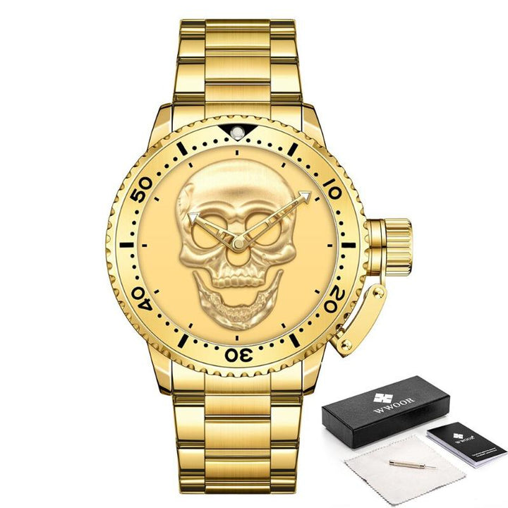 UPDATE PRODUCT TYPE - Supreme Skull Dial Luminous Sport Quartz Watches