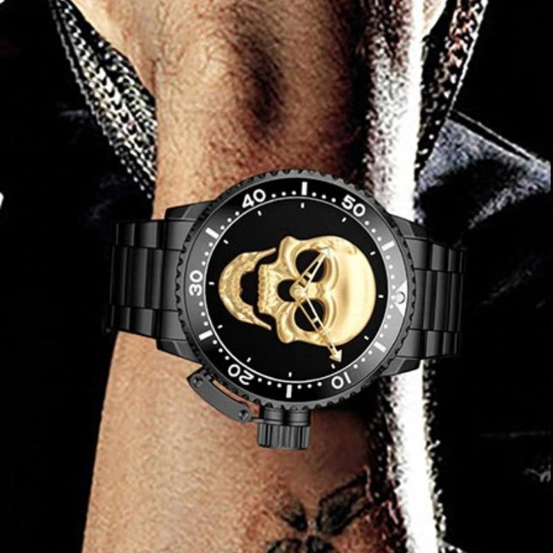 UPDATE PRODUCT TYPE - Supreme Skull Dial Luminous Sport Quartz Watches