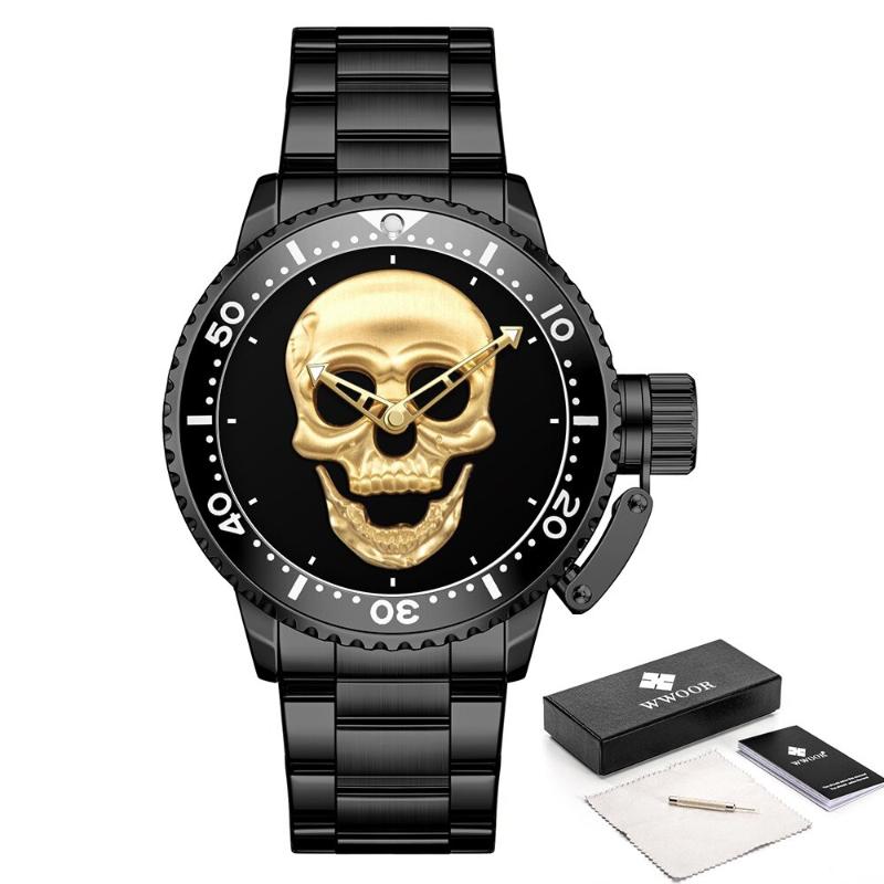 UPDATE PRODUCT TYPE - Supreme Skull Dial Luminous Sport Quartz Watches