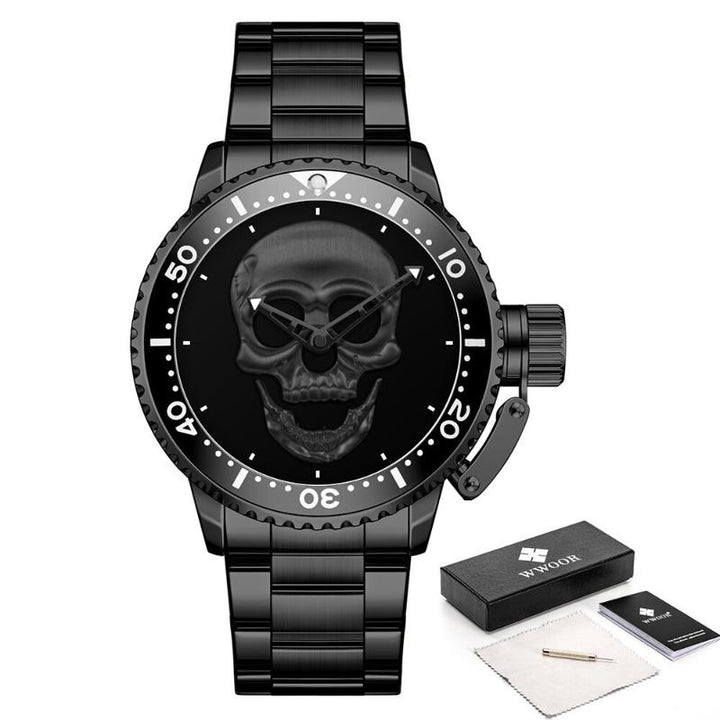 UPDATE PRODUCT TYPE - Supreme Skull Dial Luminous Sport Quartz Watches