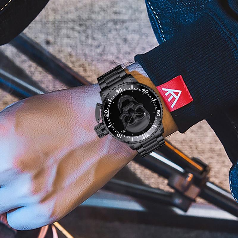 UPDATE PRODUCT TYPE - Supreme Skull Dial Luminous Sport Quartz Watches