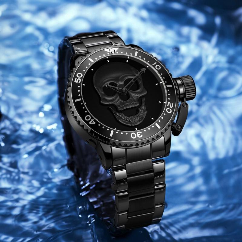 UPDATE PRODUCT TYPE - Supreme Skull Dial Luminous Sport Quartz Watches